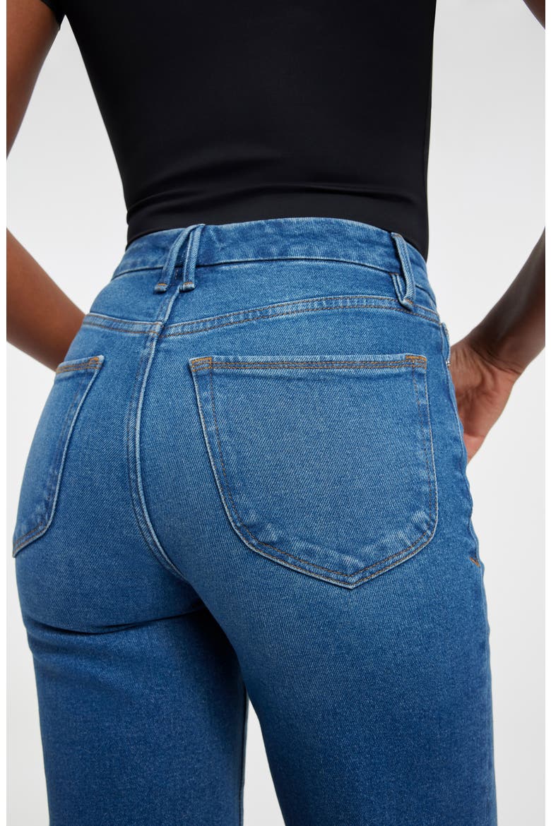 Good Waist Palazzo Jeans, Alternate, color, BLUE451