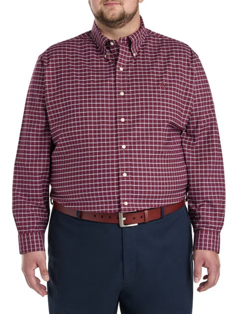Big & Tall Non-Iron Check Sport Shirt