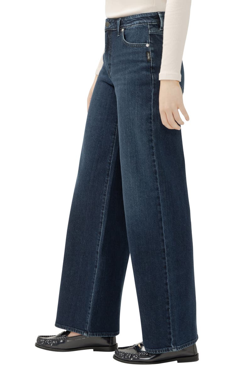 Silver Jeans Co. Isbister High Waist Wide Leg Jeans, Alternate, color, Bijou