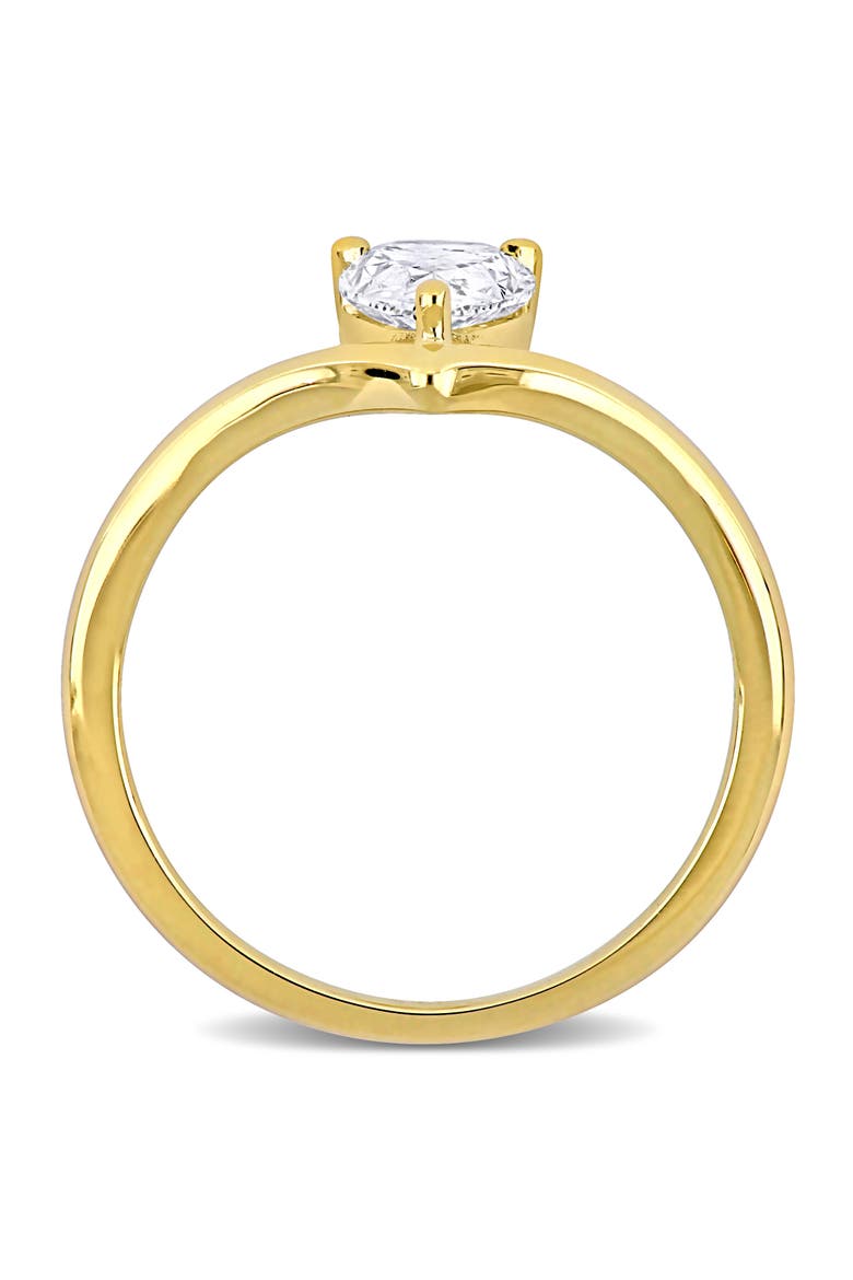 Diamond Pear-cut Solitaire Ring 14k, Alternate, color, 14K Yellow Gold