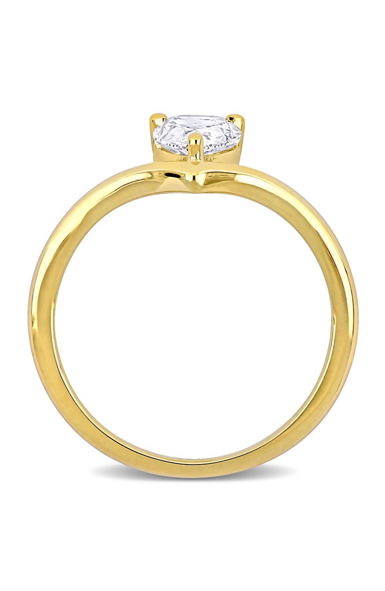 Julianna B. Diamond Pear-cut Solitaire Ring 14k, Alternate, color, 14K Yellow Gold