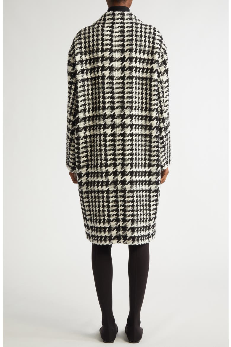 Houndstooth Double Breasted Coat, Alternate, color, S8030 FANTASIA NON STAMPA