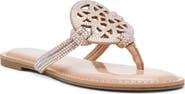 DV by Dolce Vita Gotie Rhinestone Strap Slide Sandal