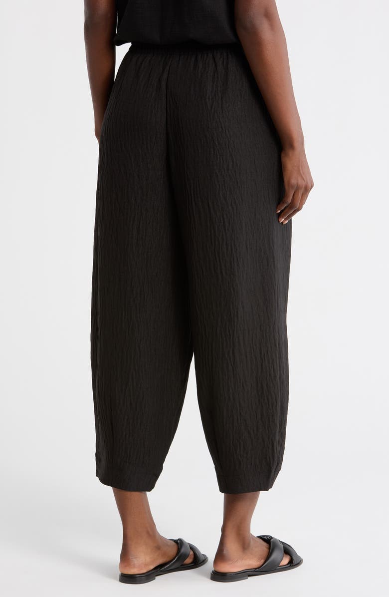 MAX STUDIO Drawstring Lantern Pants, Alternate, color, Black-Black