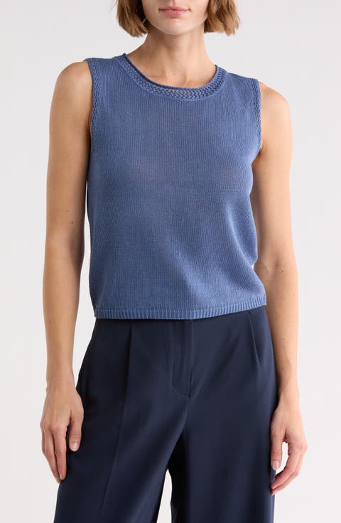 Pointelle Sweater Tank