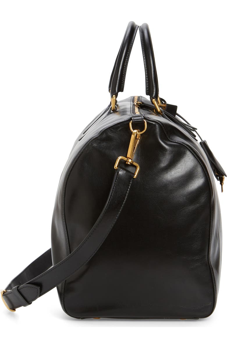 Khaite Pierre Weekender Leather Duffle Bag, Alternate, color,