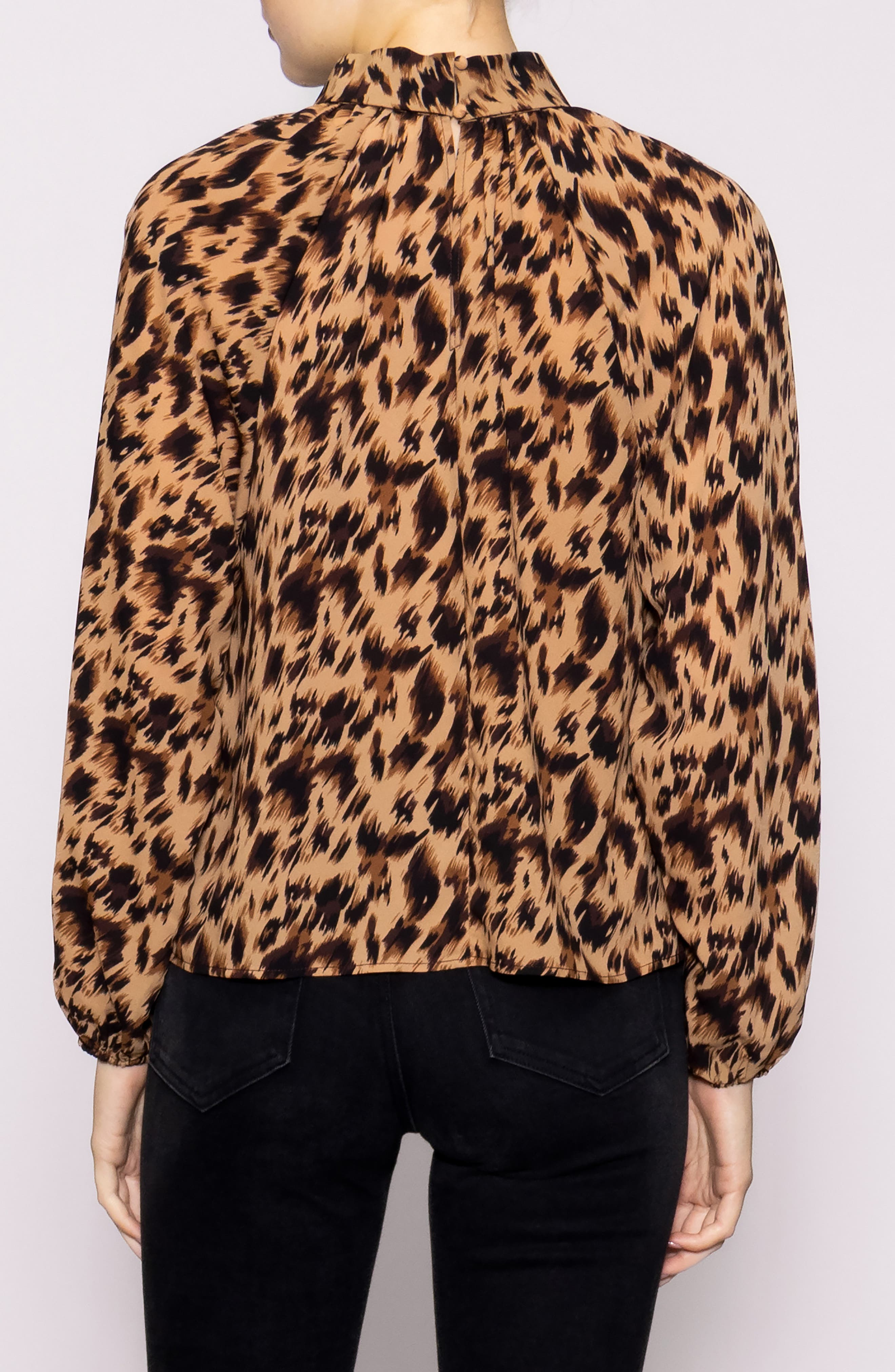 Twist Neck Long Sleeve Top - image 2
