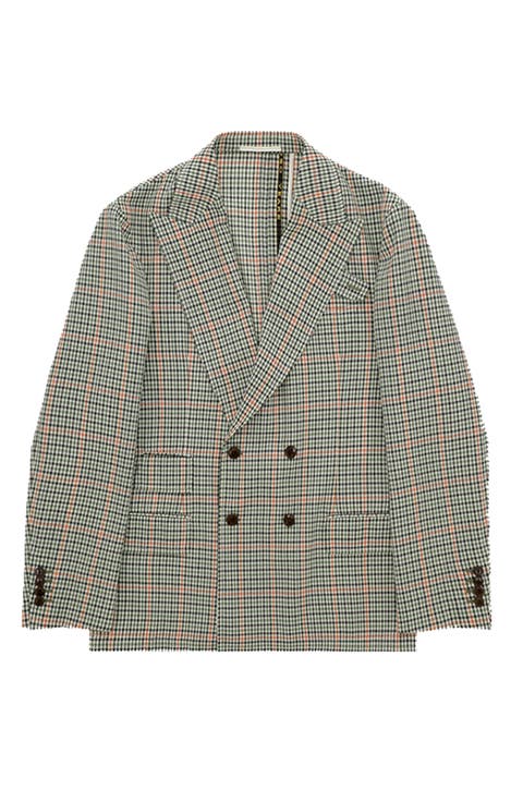 Classic Wool Check Blazer