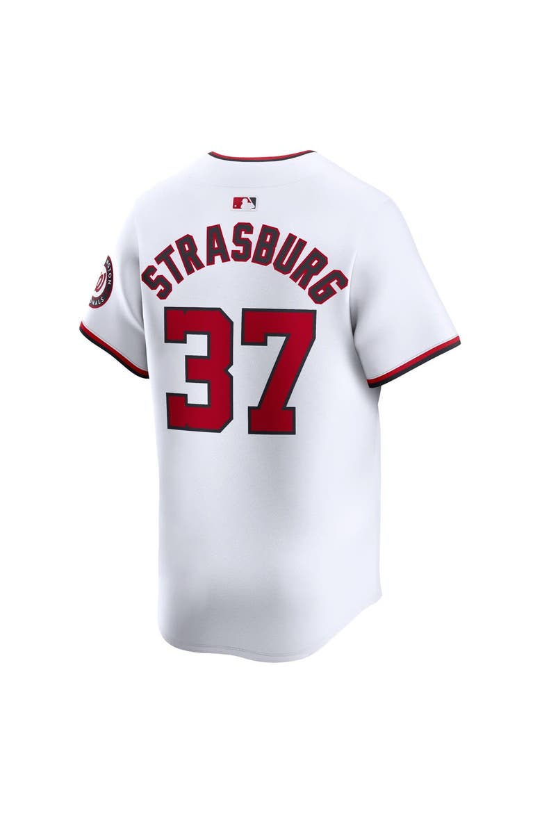 Men's Nike Stephen Strasburg White Washington Nationals Home Limited Player Jersey, Alternate, color, White