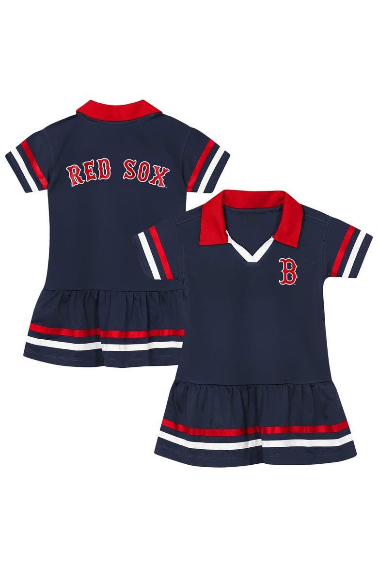 Preschool Outerstuff  Navy Boston Red Sox Big League Hit Dress, Main, color, Navy