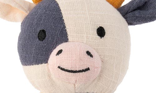 Stephen Joseph Baby Animal Crinkle Toy In Gray