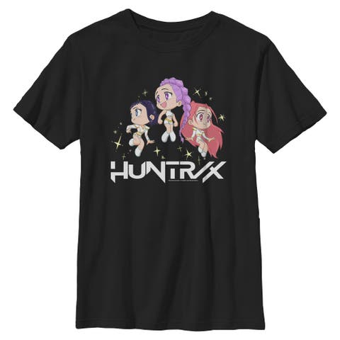 Boys' Chibi Trio Huntrix Graphic Short Sleeve T-Shirt