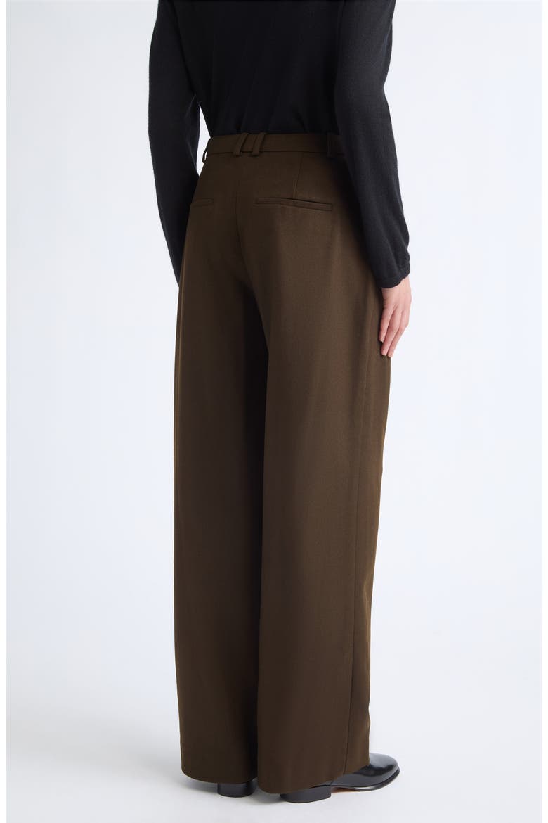 Camille Mid Rise Wide Leg Trousers, Alternate, color, PINEWOOD