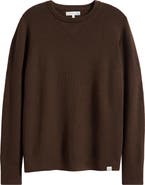 MERZ B SCHWANEN Merino Ribbed Crewneck Sweater
