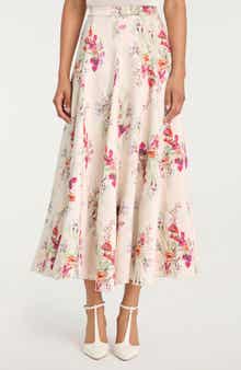 Hilda Bouquet Godet Skirt