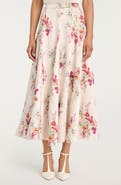 Cinq à Sept Hilda Bouquet Godet Skirt