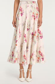 Cinq à Sept Hilda Bouquet Godet Skirt