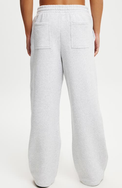 Cotton On Super Baggy Track Pant In Grey Marle