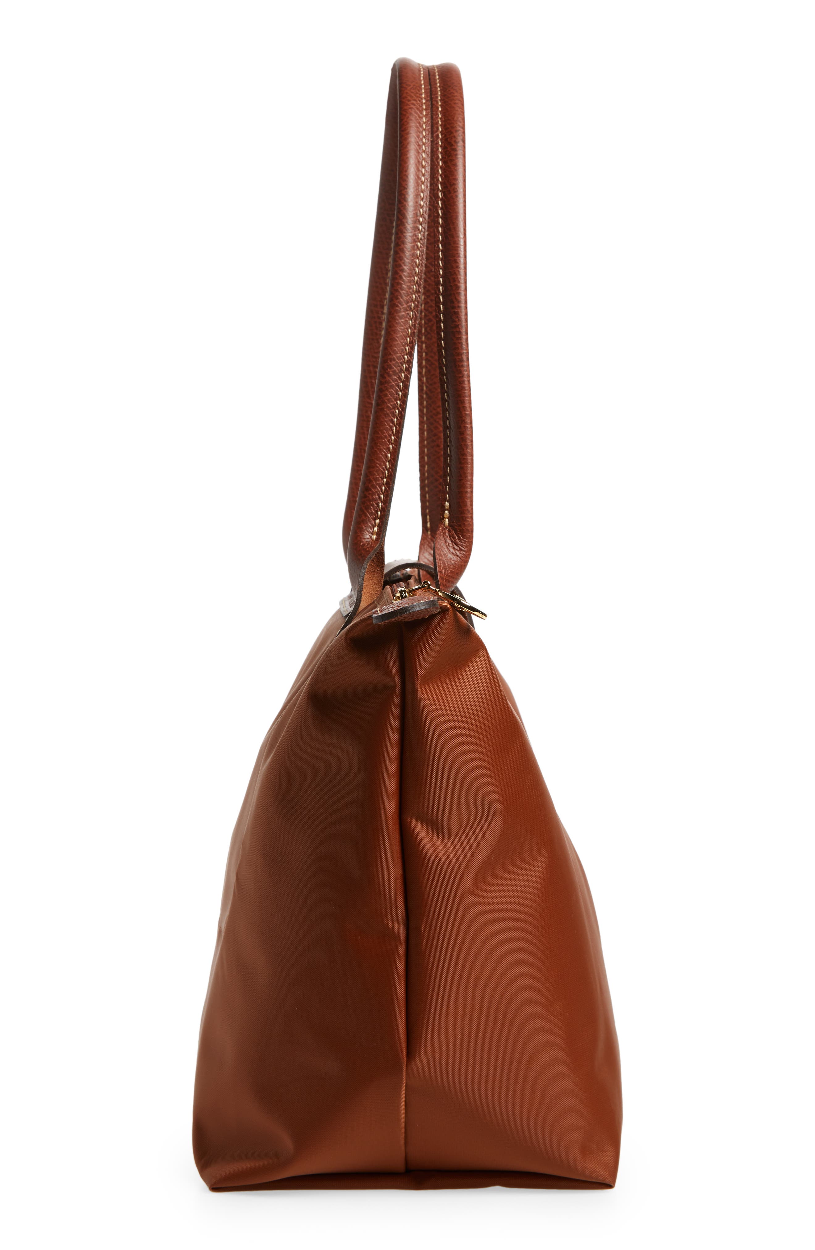 Medium Le Pliage Nylon Shoulder Tote, Alternate, color, COGNAC