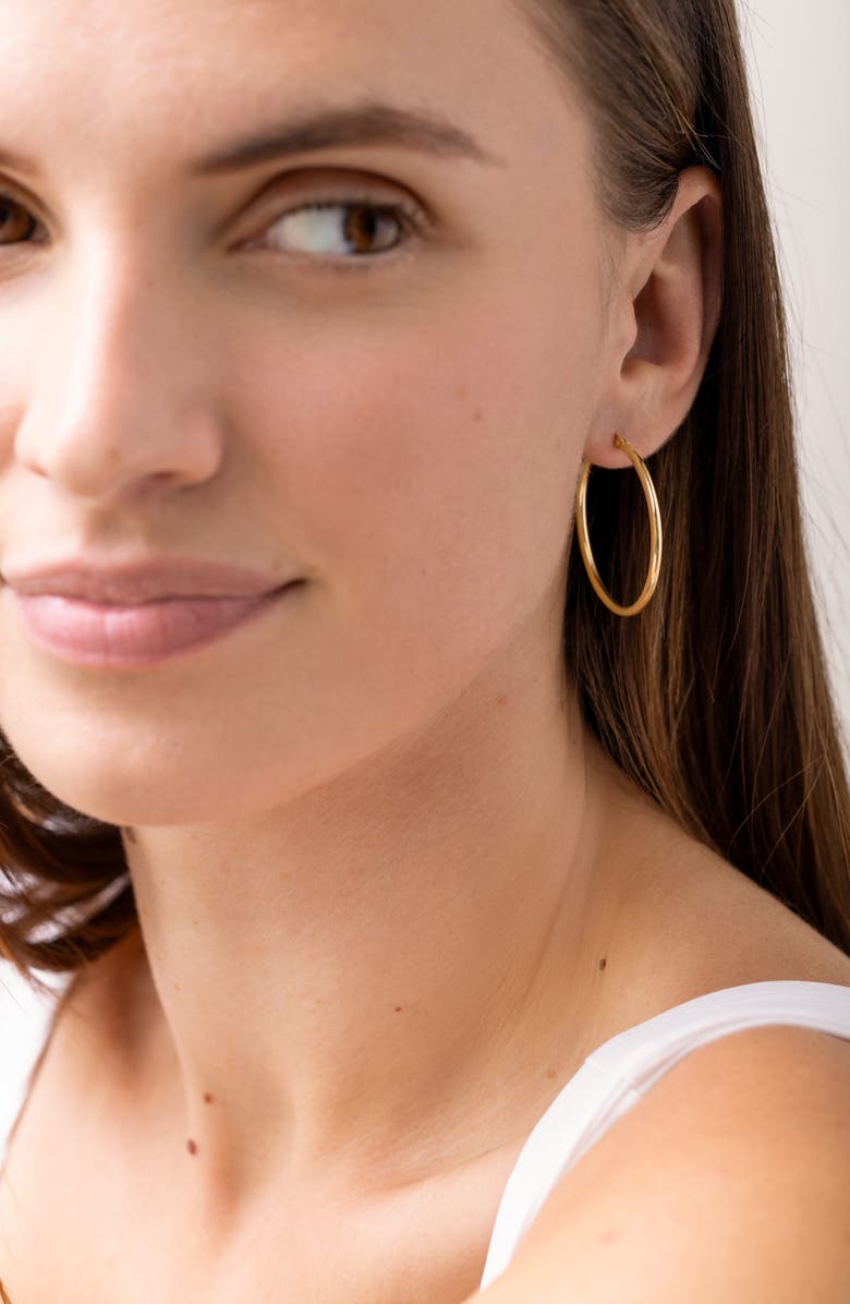 Bony Levy 14K Gold Hoop Earrings, Alternate, color, Yellow Gold
