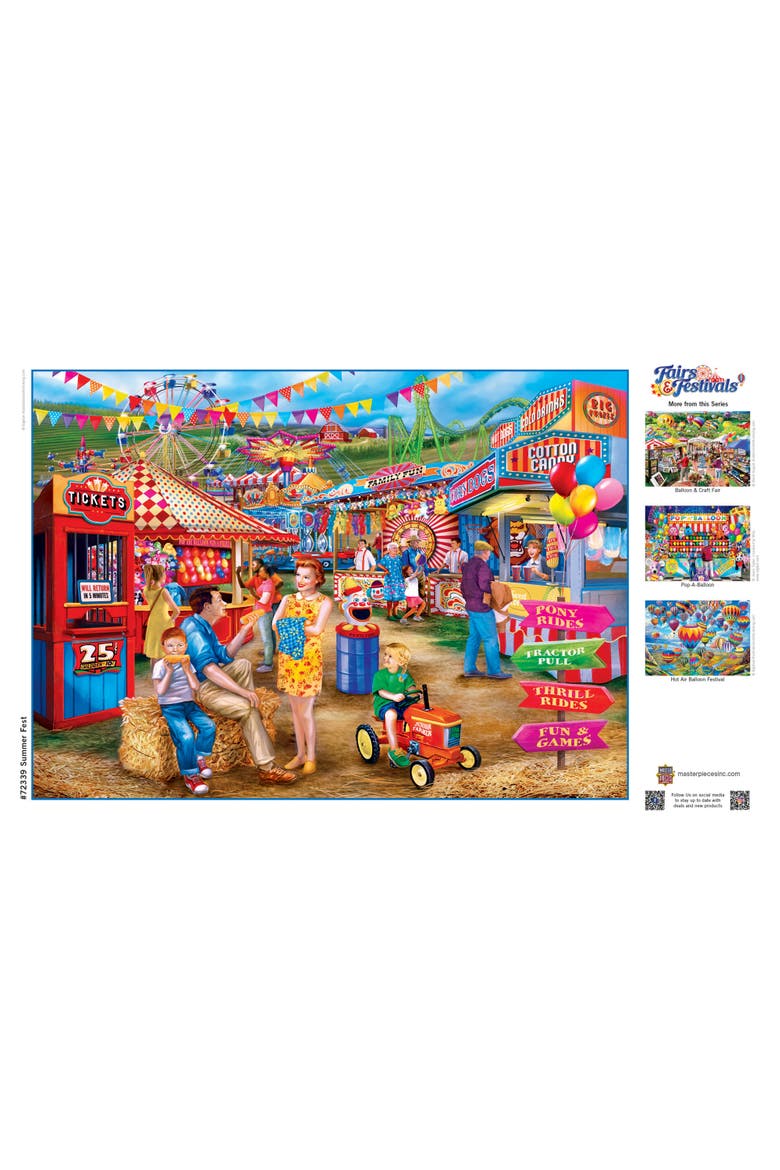 Summer Fest 1000 Piece Jigsaw Puzzle, Alternate, color, Multicolor