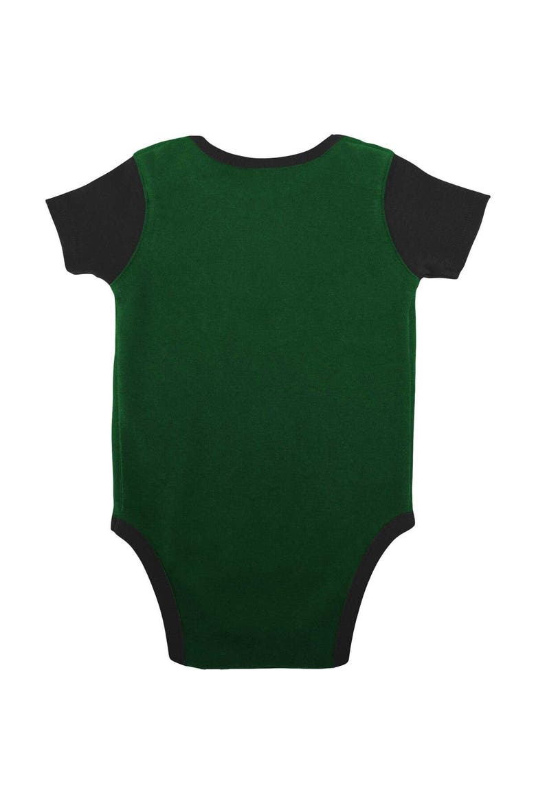 Newborn & Infant Green/Black New York Jets Home Field Advantage Three-Piece Bodysuit, Bib & Booties Set, Alternate, color, Green