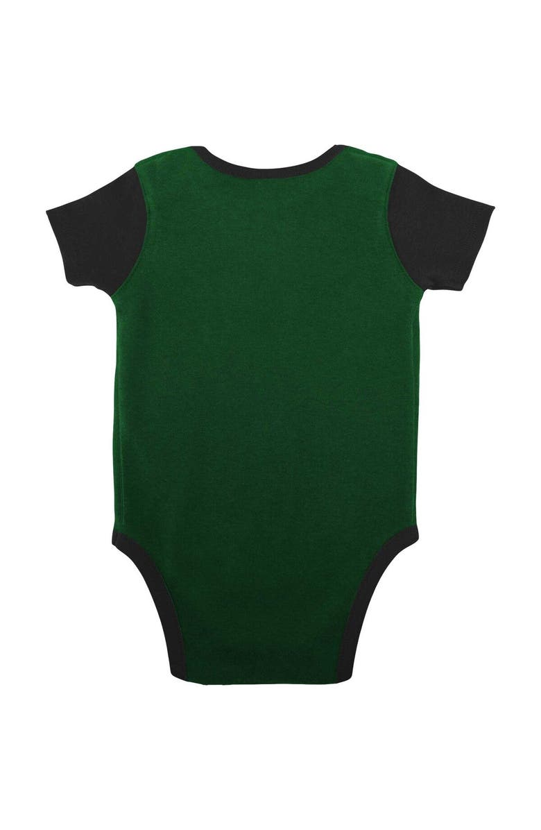Outerstuff Newborn & Infant Green/Black New York Jets Home Field Advantage Three-Piece Bodysuit, Bib & Booties Set, Alternate, color, 