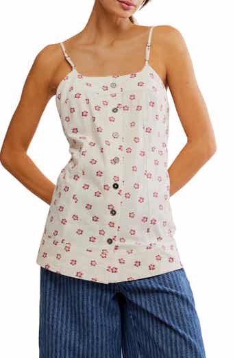 Free People Maddie Floral Print Sleeveless Top