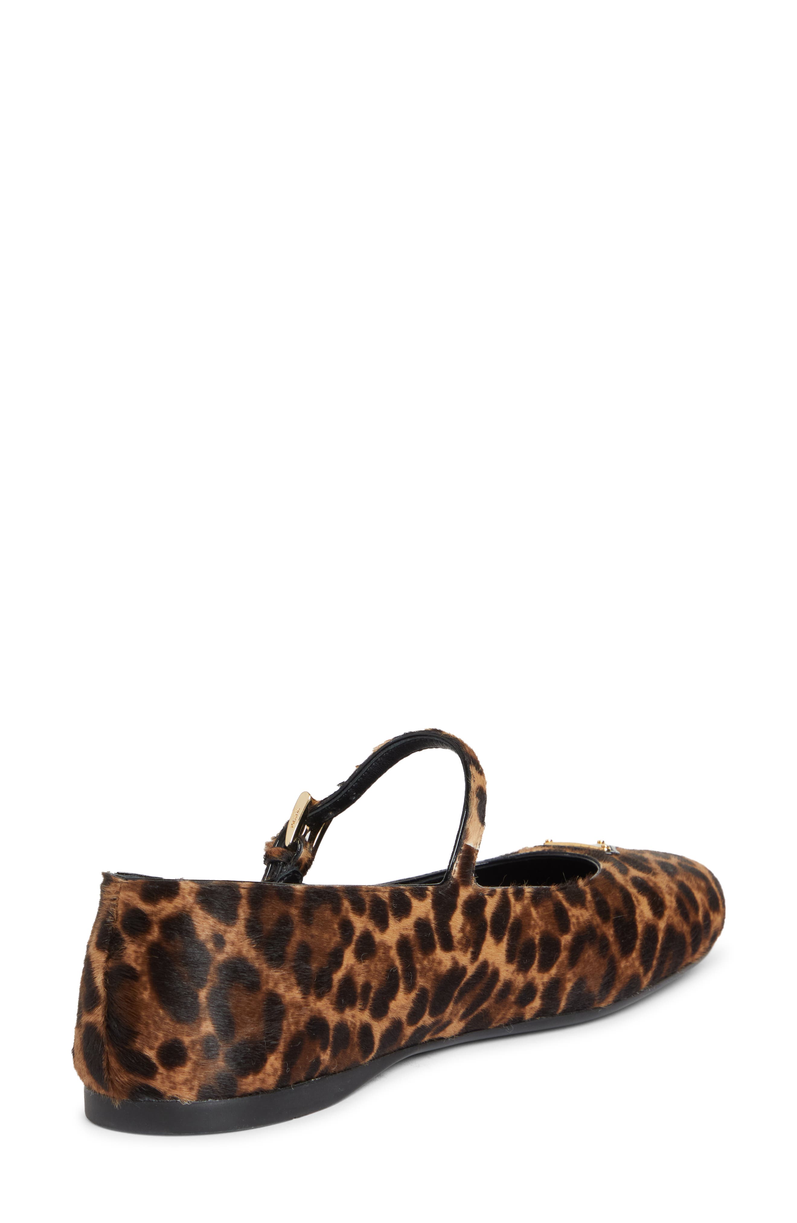 Prada Genuine Calf Hair Mary Jane Flat, Alternate, color, 