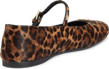 Genuine Calf Hair Mary Jane Flat