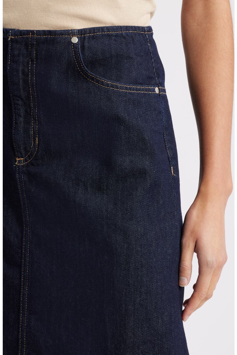 Menphis Denim Pencil Skirt, Alternate, color, OPEN BLUE
