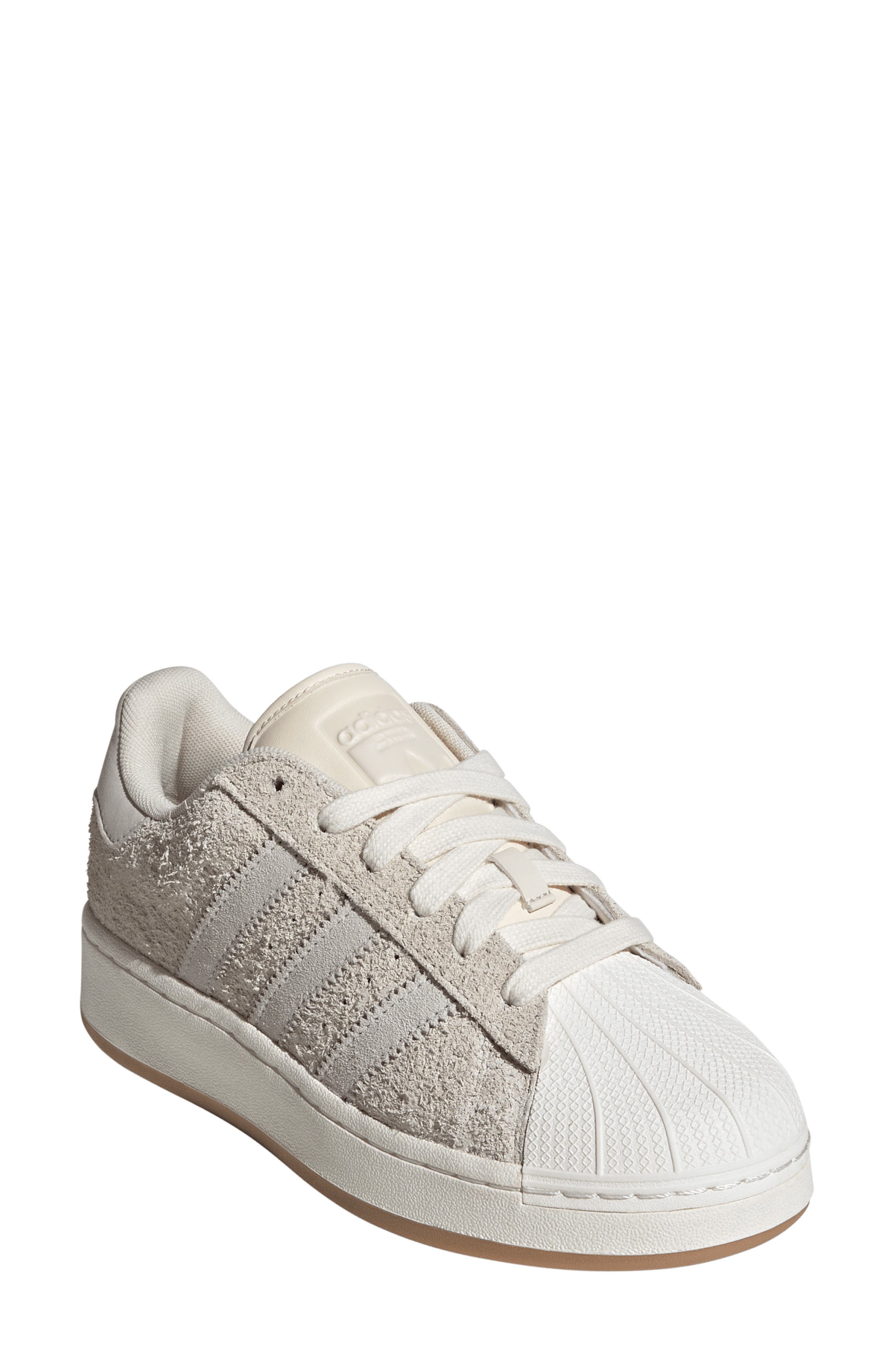 Superstar XLG Sneaker, Main, color, WHITE/ CLOUD WHITE/ BLACK