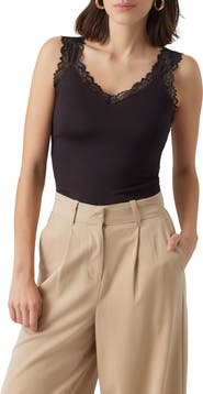 VERO MODA Rosa Lace Trim Tank