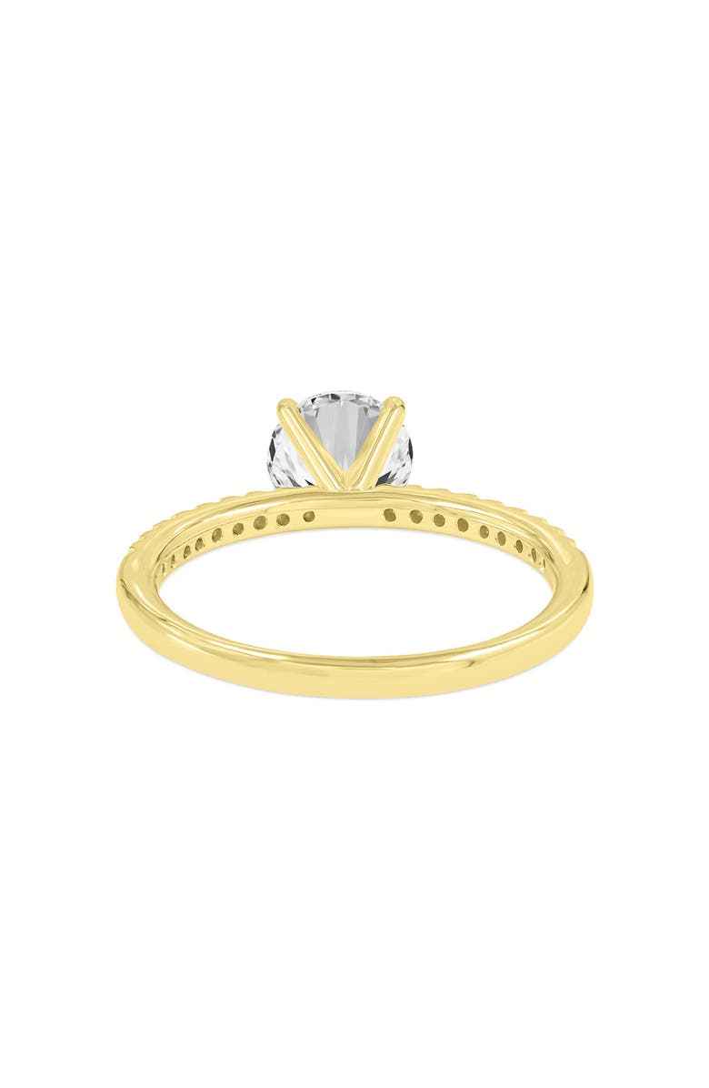 LuvMyJewelry Isabella 14K Yellow Gold Round Shape Lab Grown Diamond Engagement Ring - 1.2 Ct, Alternate, color, 14K Yellow Gold