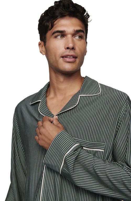 Eberjey William Print Stretch Tencel® Modal Pajamas In Green