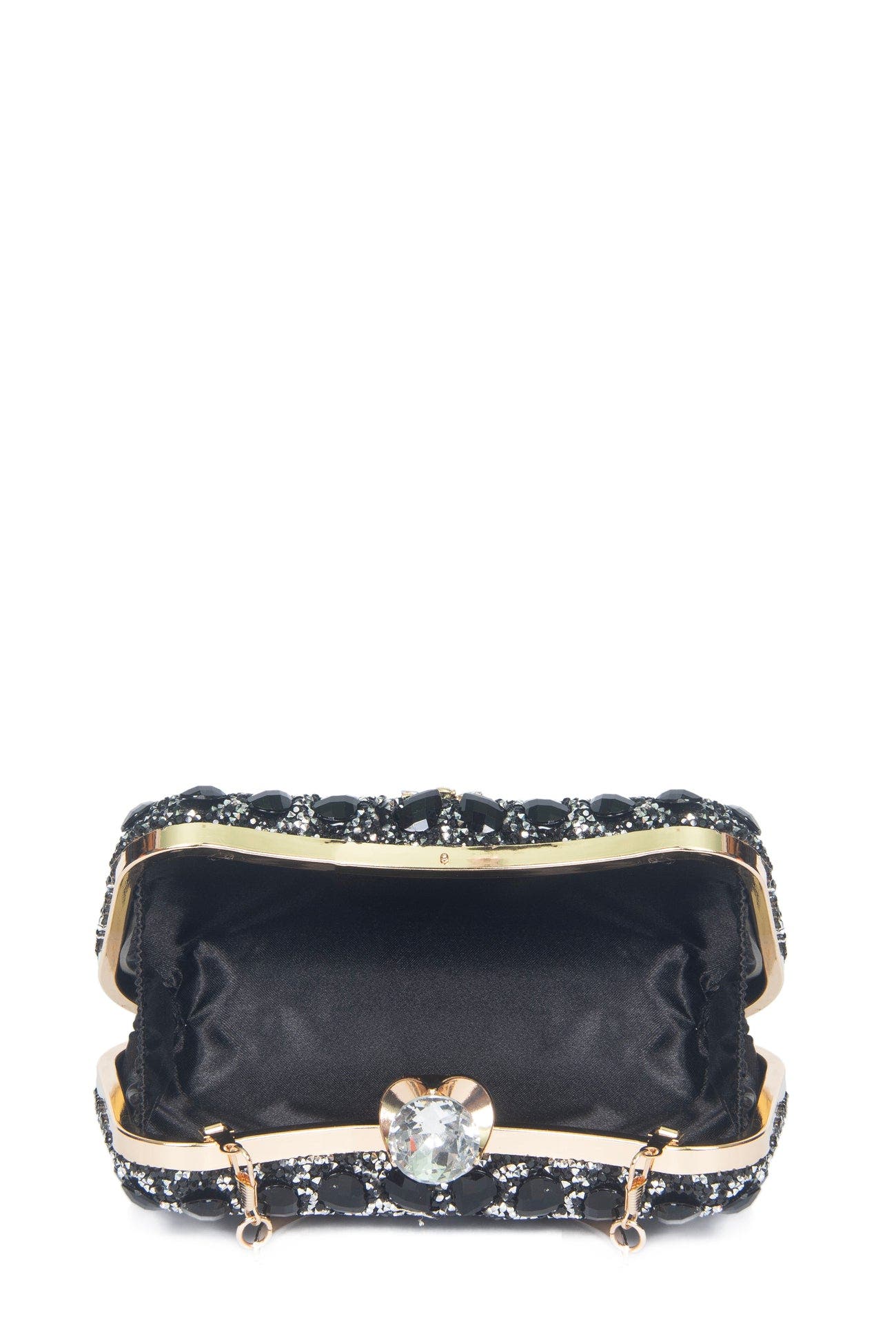 Lauren Lorraine Elegant Clutch, Alternate, color, Black