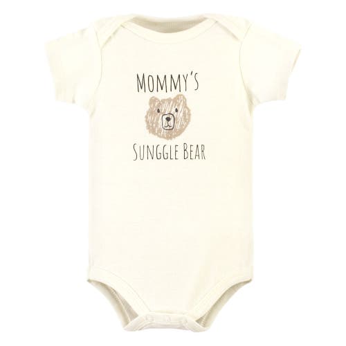 Hudson Baby Soft Cotton Bodysuit Triple Pack