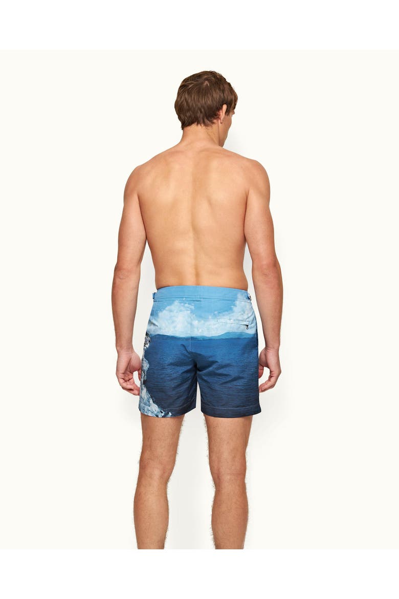 Bulldog Mid-Length Swim Shorts, Alternate, color, ROC POOL II