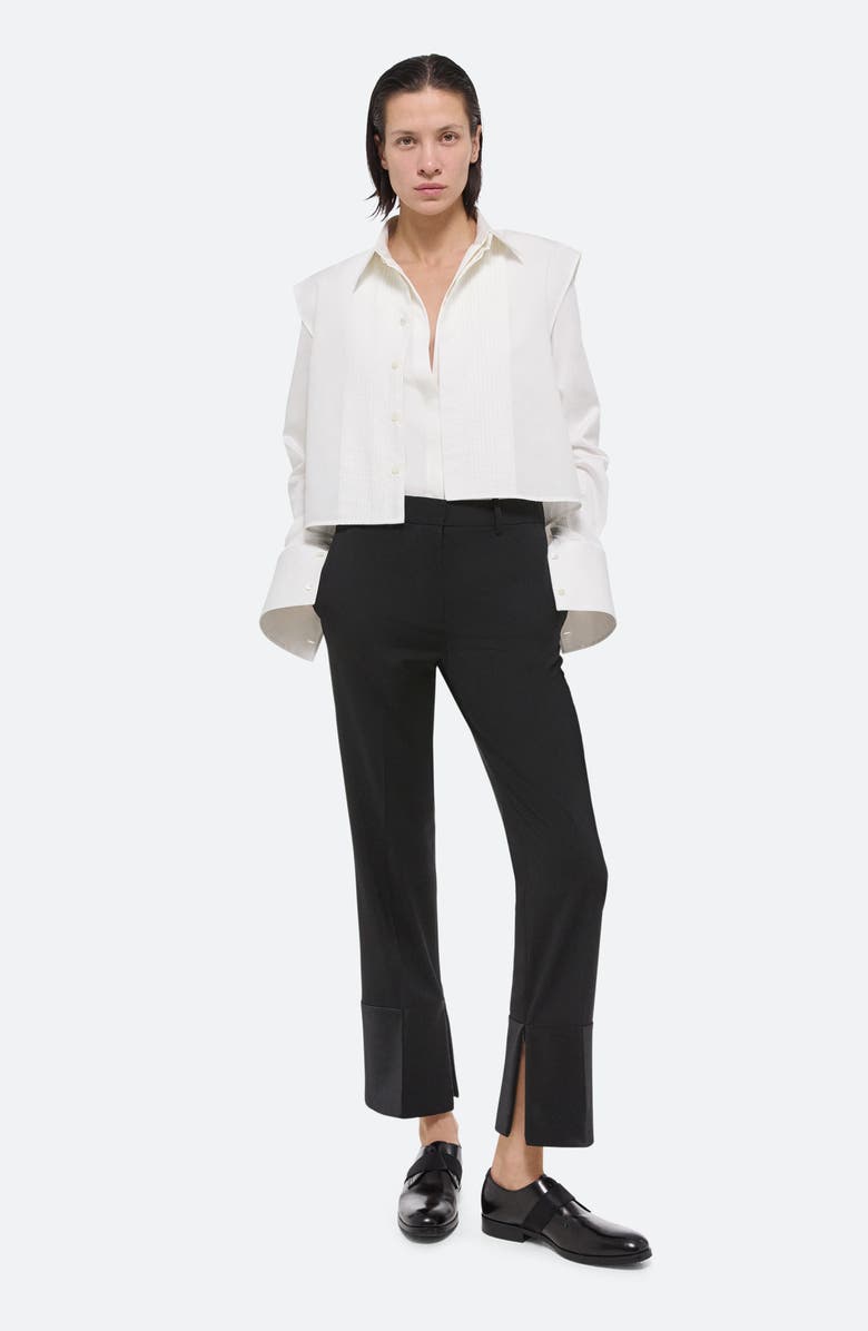 Helmut Lang Tux Slim Suit Pants, Alternate, color, Black