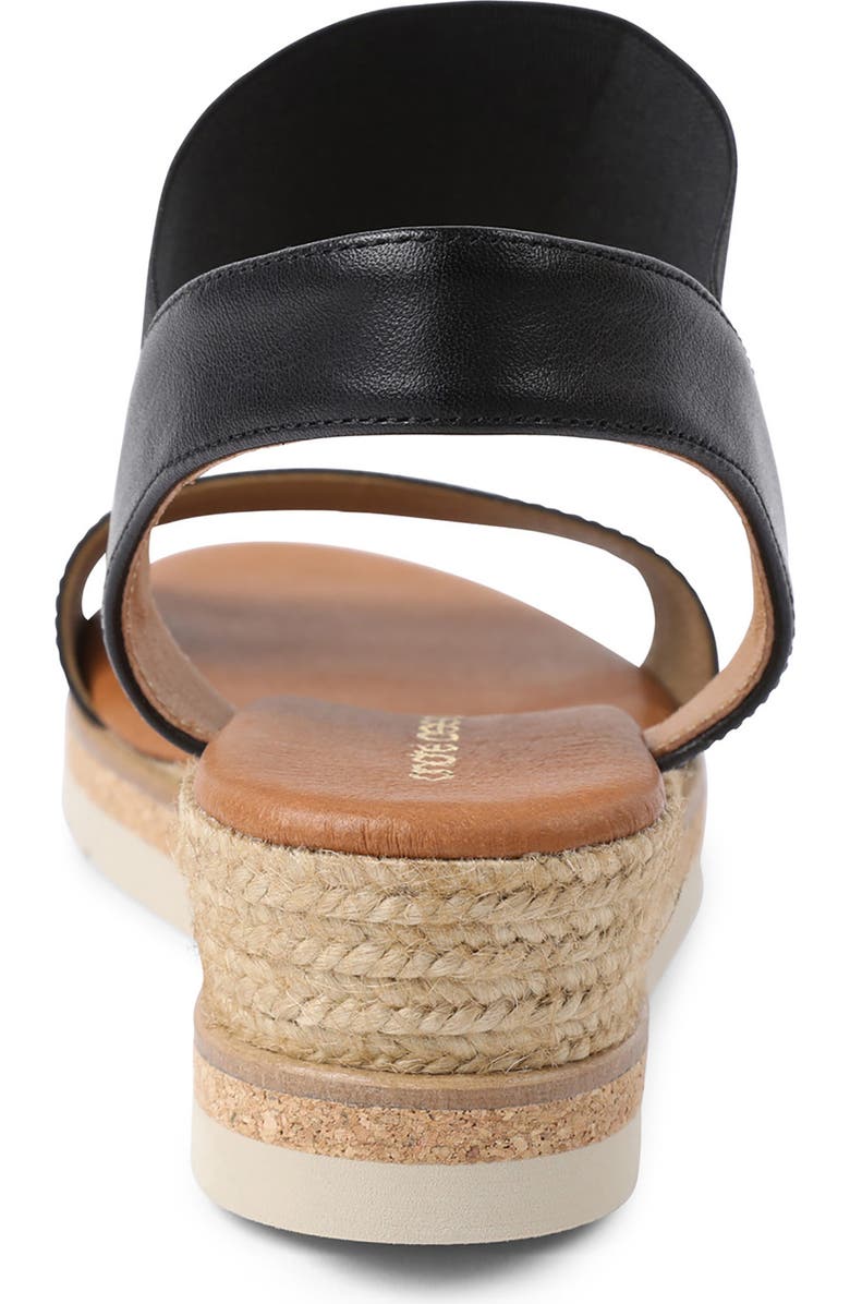 André Assous Neveah Espadrille Sandal, Alternate, color, Black Fabric