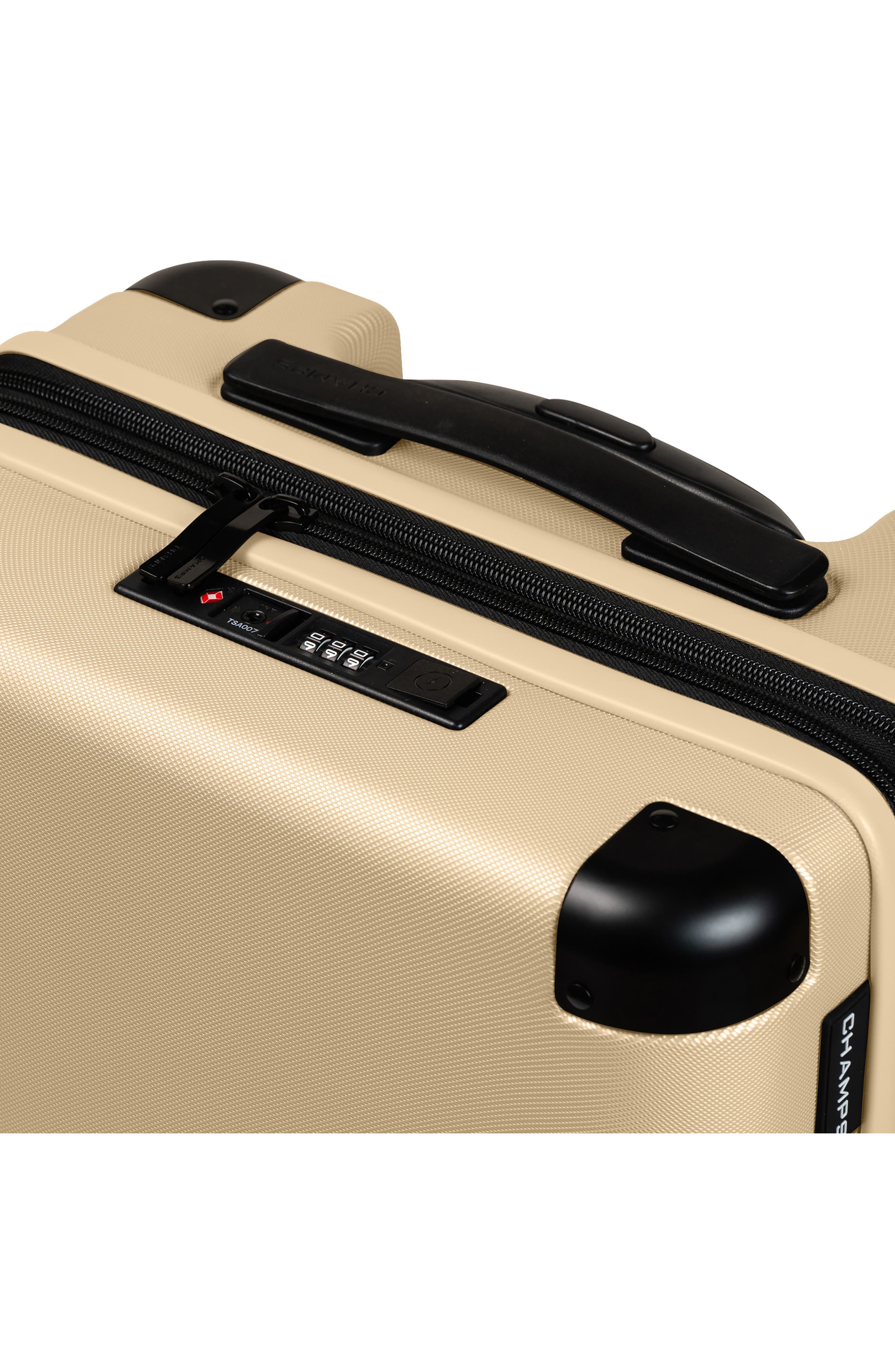 CHAMPS Earth 3-Piece Wheeled Luggage Set, Alternate, color, Sand