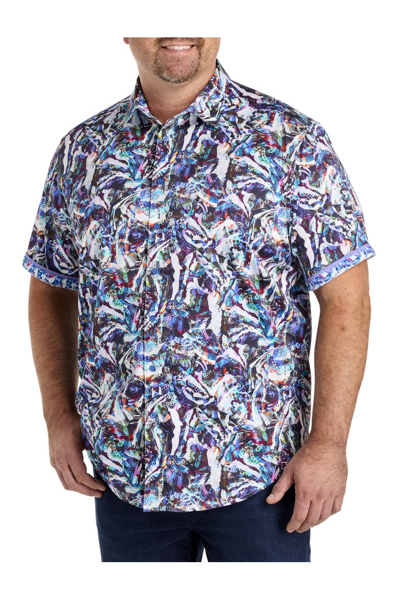 Big & Tall Boyd Sport Shirt, Alternate, color, MULTI