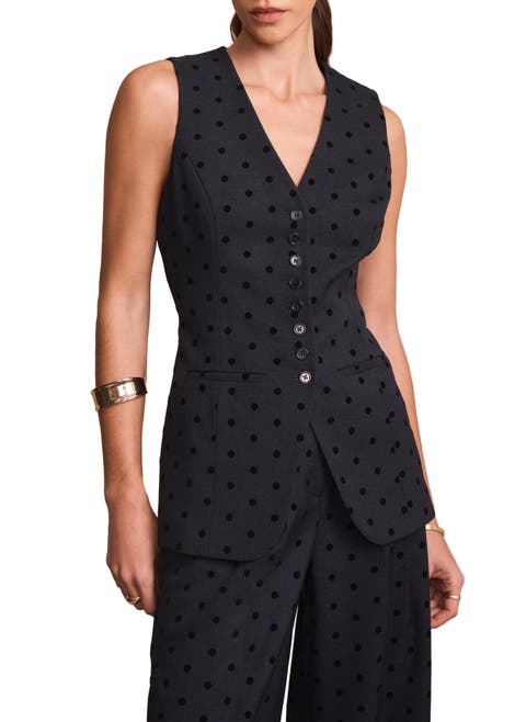 Polka Dot Longline Waistcoat