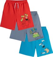 Sesame Street® 3-pack French Terry Shorts (baby)