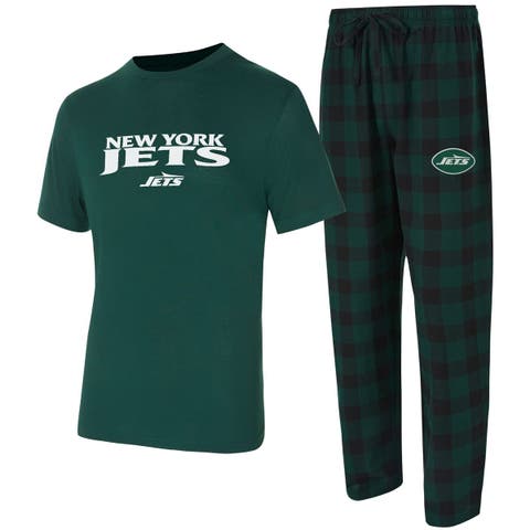 Men
s Concepts Sport Green/Black New York Jets Avondale T-Shirt 
Flannel Pants Set