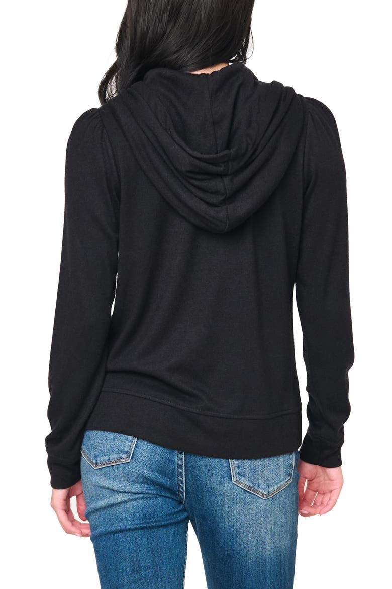 Chic Luxe Alpine Hoodie, Alternate, color, BLACK