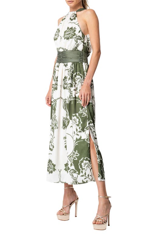 CIEBON CIEBON LYNA PRINT SLEEVELESS MAXI DRESS