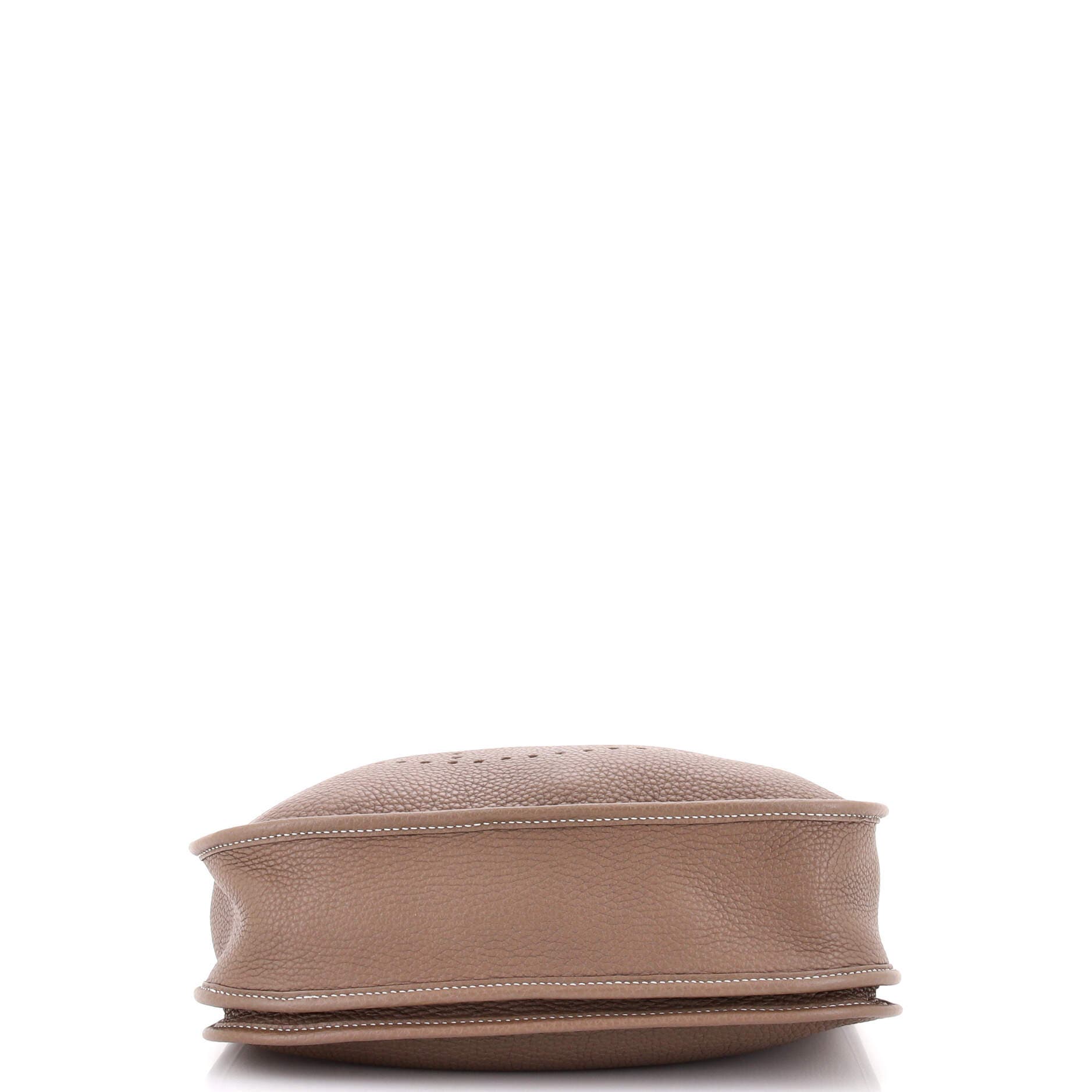 Pre-Owned Hermes Evelyne Bag Gen III Clemence PM, Alternate, color, Etoupe