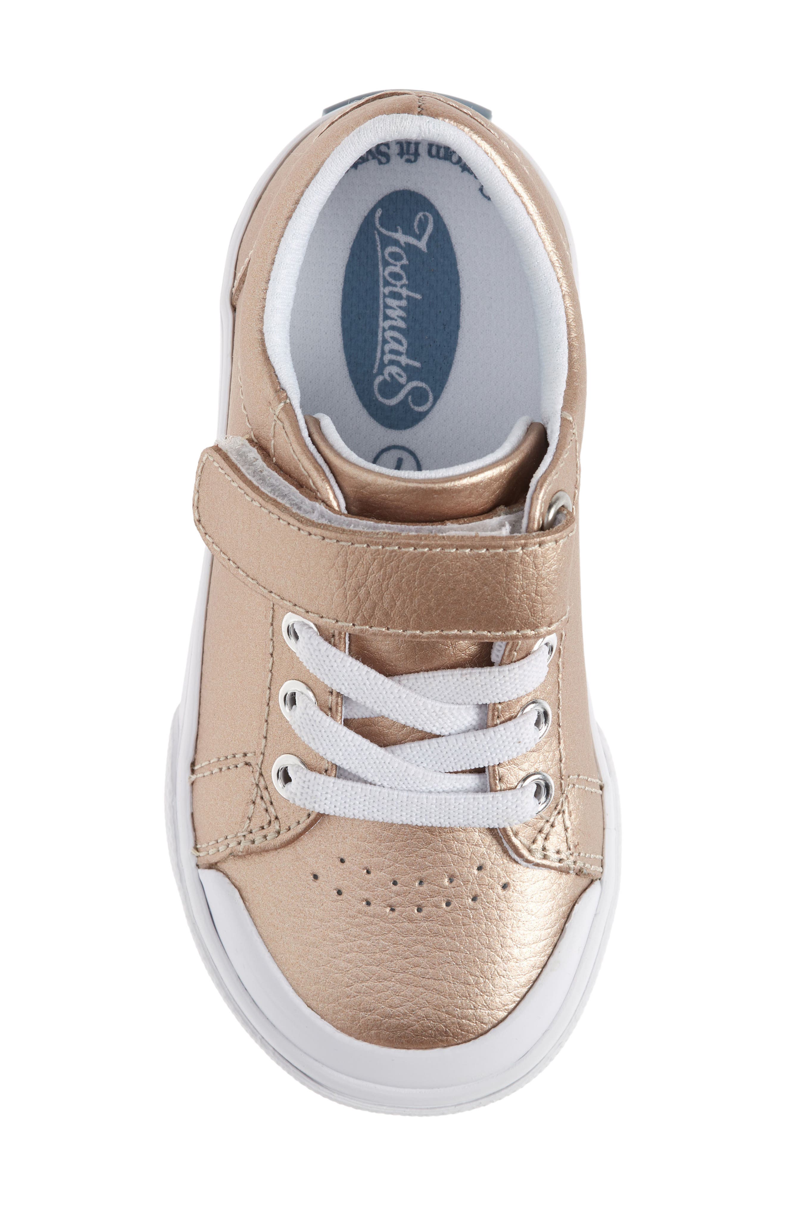 Reese Sneaker, Alternate, color, ROSE GOLD LEATHER