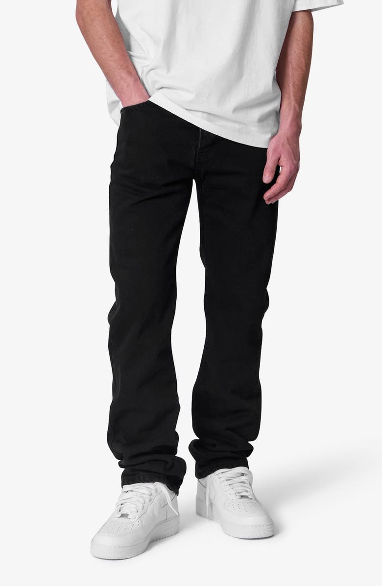 mnml Straight Leg Jeans, Main, color, Rinsed Black